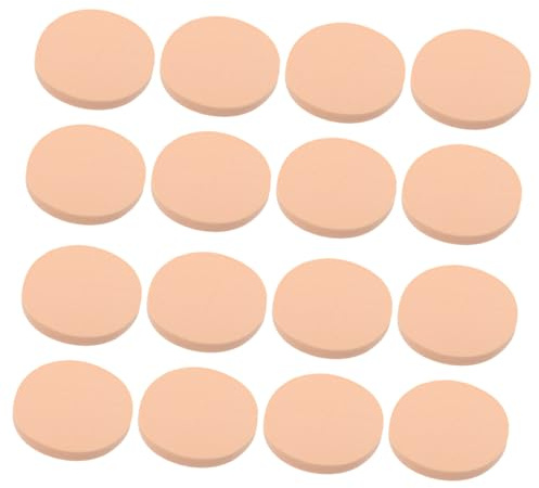 GALPADA 60piezas Borlas de Polvo Desechables Unidades Redondas Esponjas de Maquillaje para Base Líquida y Corrector Útiles Cosméticos para Oficina Hogar y Viajes