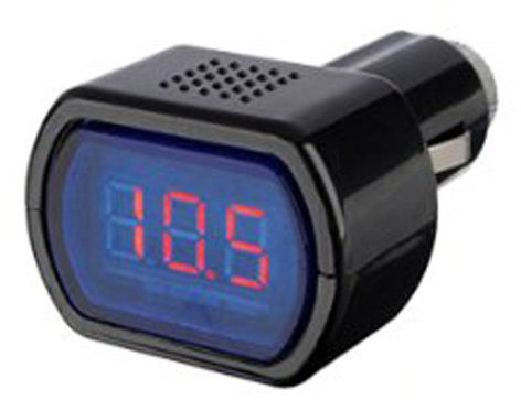 Sunluxy Mall Testeur Voltage Batterie Allume-cigare DC 12-24V