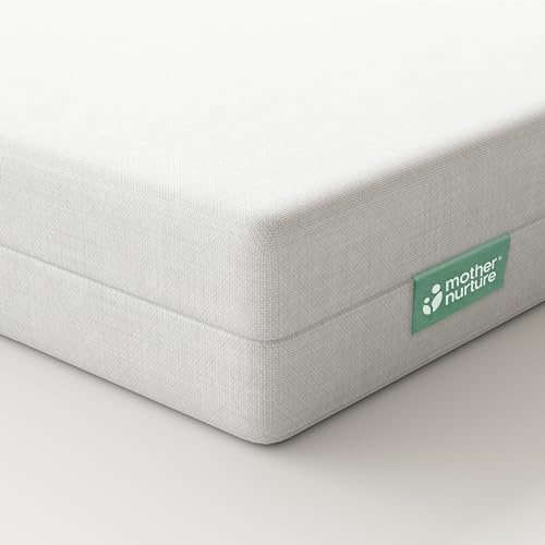 Mother Nurture Essential Eco Fibre Cot Mattress, White, 95 x 65 x 7.5 cm
