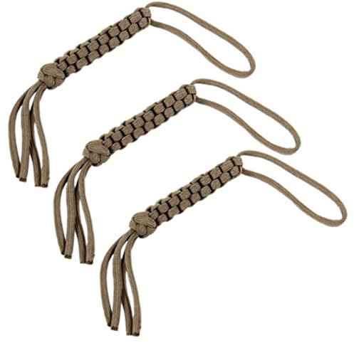 KVSERT 3 cordini per coltelli in tessuto paracord -
