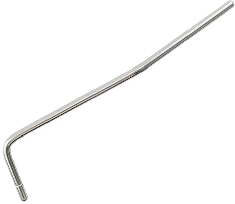 Wilkinson M Series Steel 5mm Push-In ST Guitar Tremolo Arm Whammy Bar for Wilkinson and Other Import Strat Style Electric Guitar, Chrome without White tip