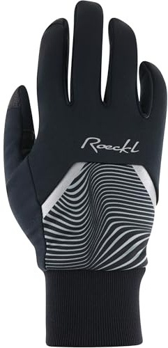 Roeckl Wirsberg Damen Winter Fahrrad Handschuhe lang schwarz/grau 2026: Größe: 6
