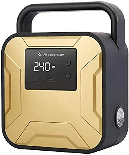RONGJJ Bomba De Aire Eléctrica Bomba De Aire para Coche Bomba Portátil para Bicicleta De Pie Bomba De Aire Bomba Eléctrica Digital para Neumáticos Bomba para Neumáticos De Coche