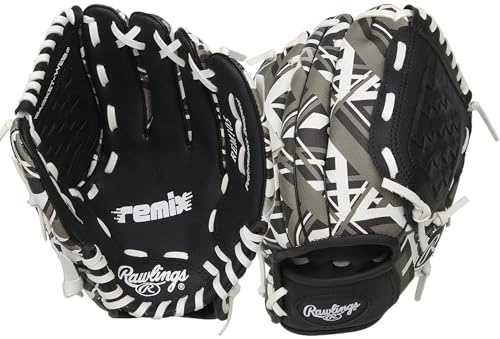 Rawlings | REMIX T-Ball & Youth Baseball Glove | Right Hand Throw | 10.5 | Black