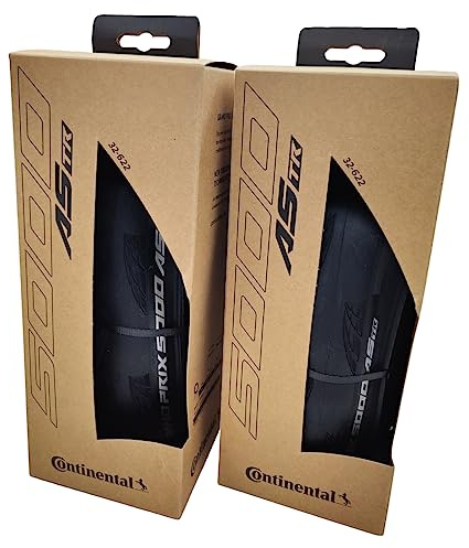 Continental Grand Prix 5000 All Season TR - Tubeless Road Bike Tire | Conquer Every Season - BlackChili, Vectran Breaker, LazerGrip, Active Comfort Technology, 2 Pack (Black) (700x32)
