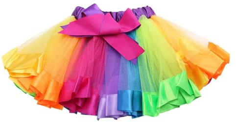 Fille Jupe en Tulle pour Ballet Élastique Costume Princesse Carnaval 30cm Taille Unique Jupe en Tulle Courte Tutu Style Rétro Jupon Ballet Danse Classique élastique Fille Jupe en Tulle pour Ballet