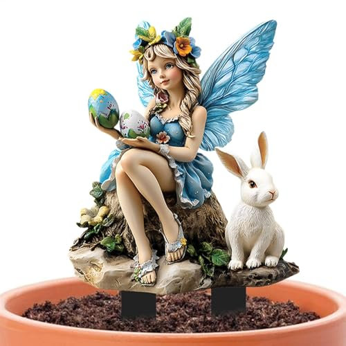 Spina decorativa da giardino, spina pasquale per il giardino, decorazione pasquale, decorazione da giardino in acrilico, per terrazze