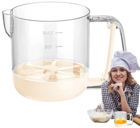 Tazza Multifunzionale Per Mescolare Le Uova - Tazza Per Montare La Panna Pressata A Mano | Frullatore A Pressione Manuale Multifunzionale, Gadget Da Cucina Per Cuocere E Cucinare