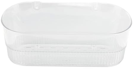 Generic Soporte de Almacenamiento de Sudor, Resistente Al Agua, Fácil de Limpiar, un Drenaje Eficiente de Caddie Multifuncional para el Baño (Claro)