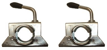 leisure MART 2 x 34mm split clamps for jockey wheels prop stands and boat bracket stems Pt no. LMX1607