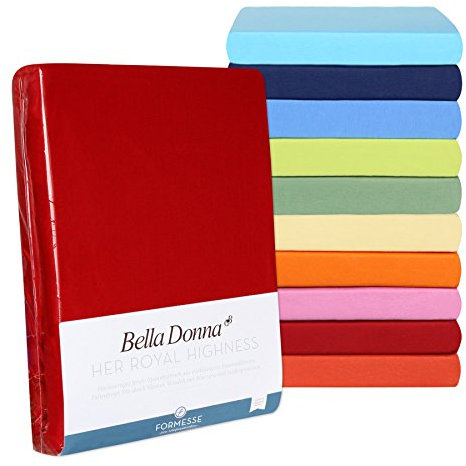 Formesse Bella Donna Boxspring Topper Spannbetttuch La Piccola Weiss, 140x200 cm