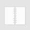 pen & pages® Kariertes Papier - Personal - 6 Löcher - Nachfüllpapier Personal A6 Organizer, Notizpapier 9,5 x 17,1 cm