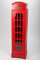 point home Design-Schrank Telephone, Retro, rot, 130cm