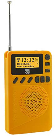 Xtreme videogames Digital Radio DAB DAB+/FM Bluetooth Portatile Display LCD 33195, giallo