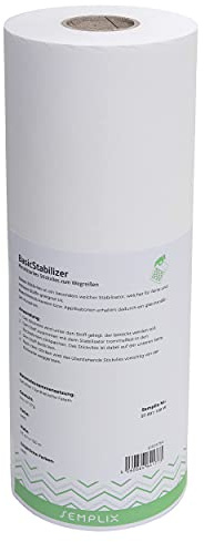 Semplix BasicStabilizer – medium broderifleece för väg, särskilt mjuk 33 cm x 100 m
