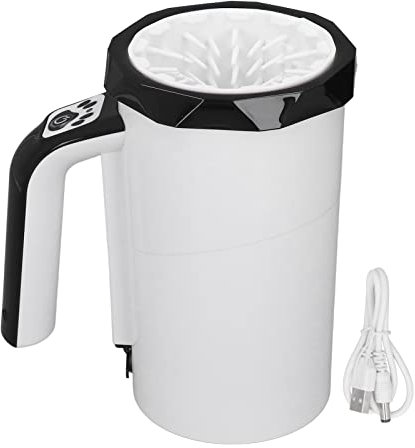 Tnfeeon Automatischer Hundepfotenreiniger, Hundepfotenwascher Pfotenreiniger Tragbare Silikon-Pet-Reinigungsbürste Fußreiniger für Kleine und Mittelgroße Hunde und Katzen Hundebesitzer Geschenke