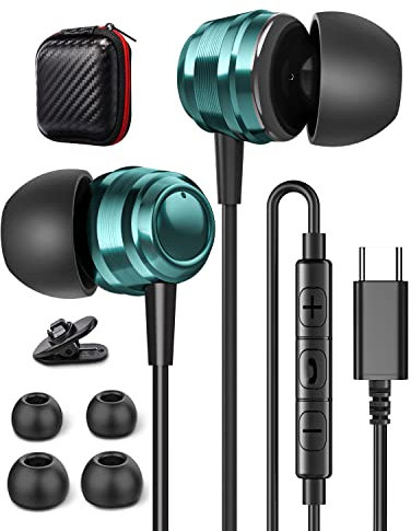 USB C Headphones for iPhone 16 Samsung Galaxy S25 S24 S23 Ultra USB C Earphones Wired Type C Headphones for iPhone 17 Pro Max Samsung A16 A55 A56 S23 S24 FE Google Pixel 9 Pro 9a iPad 10th iPad 11th