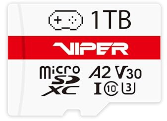 Viper Gaming Series 1TB Micro SDXC V30 A2 UHS-I U3 4K UHD Memory Card - PV1TBGM32MCX