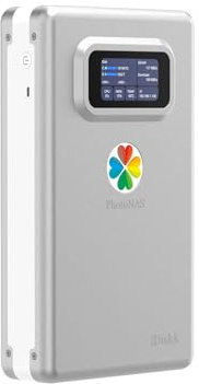 iDiskk NAS Netzwerkspeicher 1TB, Cloud-Speichergerät mit HDD, Fernzugriff, Auto-Backup, Geräteübergreifende Synchronisation