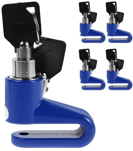 Cabilock 5 candados de Freno de Disco para Bicicletas y Motocicletas, Resistentes, antirrobo, para Seguridad en Viajes al Aire Libre.