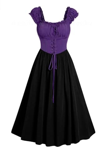Costume d'été 2026 pour femme - Corset serré avec poches - Sans couture - Longueur moyenne - Violet - Taille M