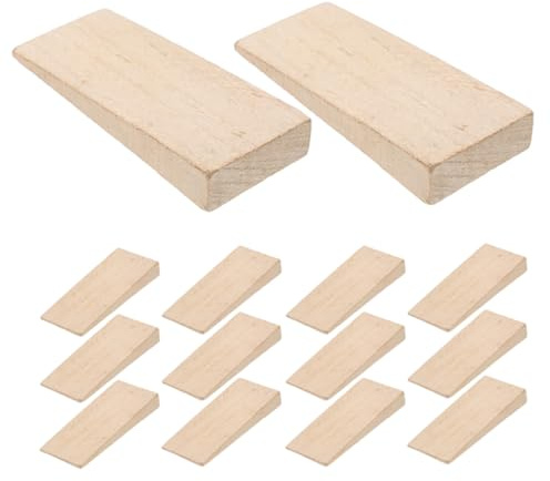 TOYANDONA 20 Cunei in Legno di Fissaggio Conico per Manici di Zappe e Asce, Accessori per Utensili Agricoli, Cunei di Sicurezza Resistenti per Manutenzione Rapida e Presa Stabile,