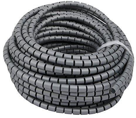 Aexit Filo avvolgente a spirale flessibile con cavo a spirale da 10 mm, diametro 20 metri con clip ID: 616303