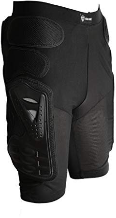 Inzopo Motorcycle Bike Padded Hip Protector Body Armour Cycle Shorts Black S/M/L/XL/XXL - M
