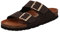 Rohde Alba Pantolette Damen Hausschuhe Sandale Leder 565014 Mocca, Schuhgröße:38 EU