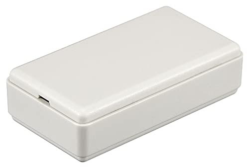 sourcing map 10 Stück Staubdicht Mini-Verteilerdose 50x27x14mm ABS für Elektroprojekt Grau