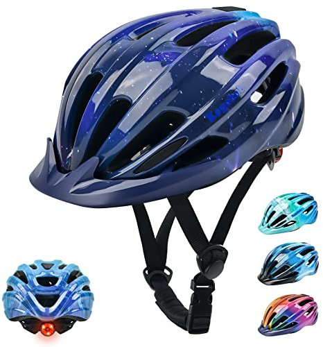 Kopobob K-222-Starry Sky, Casco Unisex Bambino, Cielo Stellato, 50-57CM