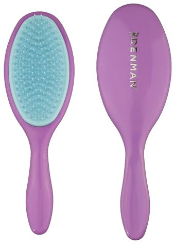 Brosse Wet Detangler Denman | brosse à cheveux de douche pour démêler tous les types de cheveux| brosse démêlante parfaite pour les femmes, les enfants et les hommes