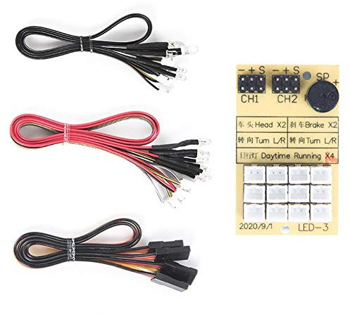 Deger für MN86 MN86S MN86K MN86KS 1/12 RC Auto Vorder Rad Bremse LED Leuchten Lampen Gruppe Upgrade Teile ZubehöR