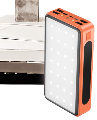 Solcellspowerbank – externt solbatteri med enhetsladdare, uppladdningsbart solenergibank, 20 000 mAh, stöder 4 enheter med LED- för män, kvinnor, vuxna och tonåringar