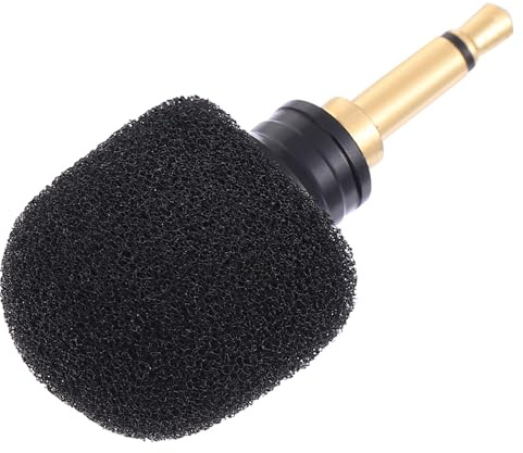 Toyvian Micrófono Portátil Inalámbrico Negro, Condensador Monodireccional, Plug and Play, para Grabación De Voz y Canto Pc y Móvil, Mini Tamaño Adecuado para Streaming y Conferencias