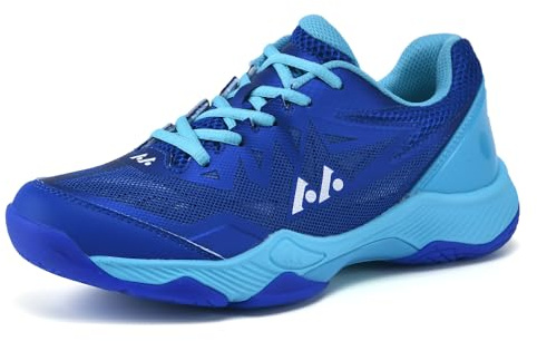 Men's Trainers Tennis Shoes Netball Trainers Squash Shoes Men Sport and Outdoor Gym Badminton Breathable Non-Slip Sneakers Women's Squash Sneakers Light Competition Training