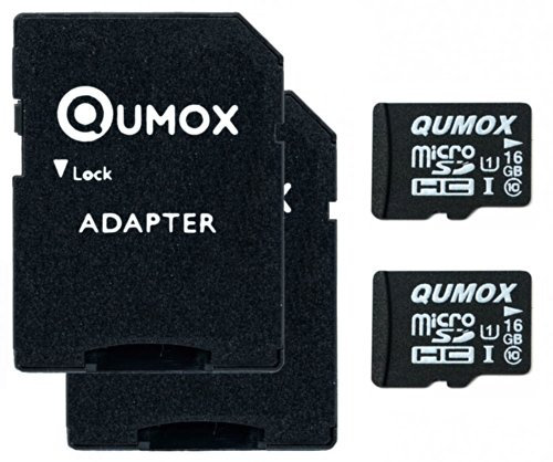 Micro tarjeta SD de QUMOX 16 GB x2