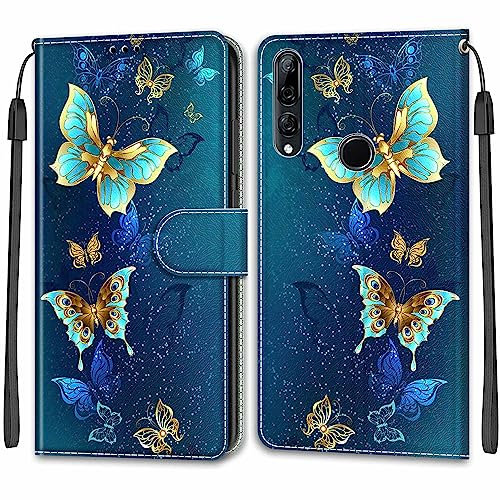Coque pour Huawei P Smart Z / Y9 Prime 2019 / Enjoy 10 Plus Housse PU Cuir à Rabat Housse Étui avec [Carte Fentes] [Fonction Stand] Compatible pour Honor 9X / Honor 9X Pro