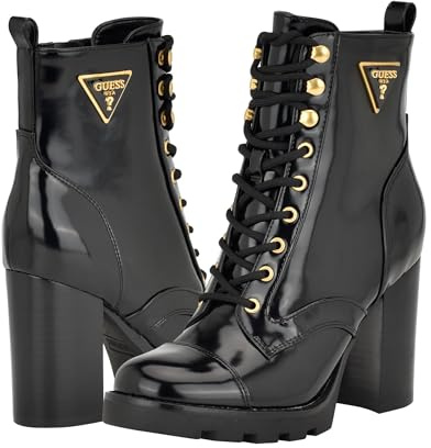 GUESS Neadyn, Stivaletto Donna, Nero 001, 37 EU