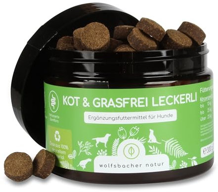 Wolfsbacher Friandises pour Chiens - avec Tourbe Naturelle et Probiotiques - 125 pièces