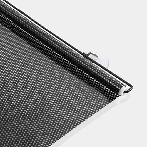 Klemmfix - Store enrouleur occultant sans perçage - 40 cm x 60 cm - Noir - Store à traction latérale - Pour fenêtre et porte - Sunguard