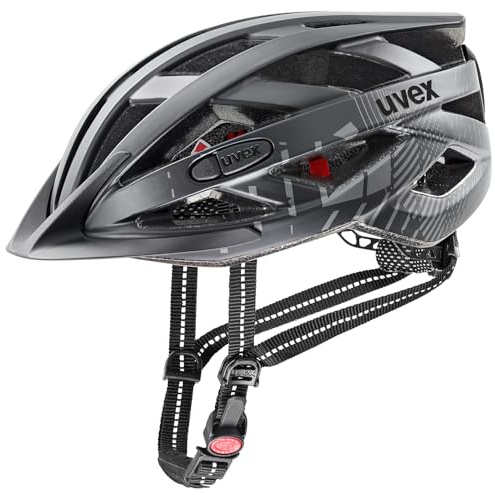 uvex City i-vo Fahrradhelm, All Black matt, 52-57 cm