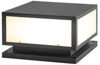 Lampe Pilier Extérieur En Aluminium - Abat-jour En PC, Colonne Lumineuse, Éclairage De Jardin, Allée, Paysage, Public, Cour - Borne Lumineuse Pour Portail