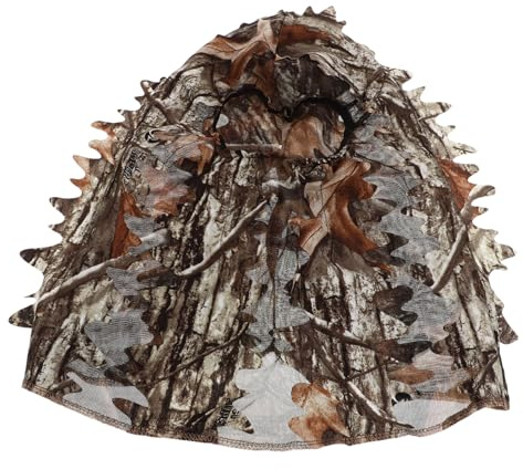 POPETPOP Cagoule Camouflage Chasse Masque De Camouflage 3 Pièces Facial Camouflé Facial à Section Mince De Chasse Green