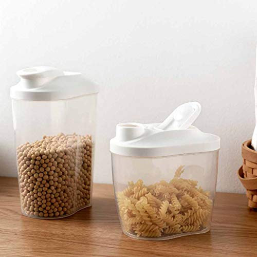 Jmwedia All Primes Cereal Storage Containers, Practical Cereal Dispenser – Food Grade and BPA Free – Durable and Easy to Use – Ideal for Cornflakes, Flour Storage, Kitchen，Dining & Bar