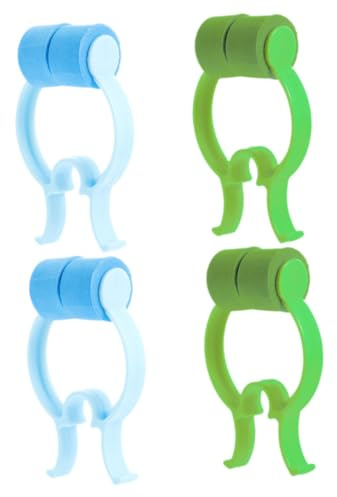 ULTECHNOVO 4 pièces Pince-Nez Portable pour Maintien et Beauté du Nez Clips Pratiques sans Odeur pour Usage Quotidien à Domicile et Natation