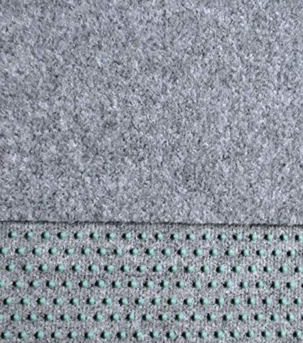 Kunstrasen, Rasenteppich,150 cm Breite Farbe hellgrau (300 x 150 cm)