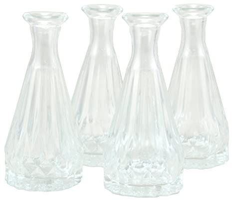 Simoutal botellas de cristal del difusor de 4pcs 60ml, botellas del aroma del difusor de Reed
