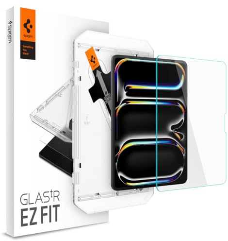 Spigen Glas.tR EZ Fit Tempered Glass Tablet Screen Protector for iPad Pro 13 inch M5(2025) 8th Generation, M4(2024) 7th Generation - 1 Pack
