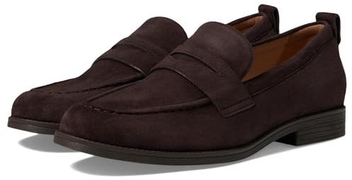 Cole Haan Women's Stassi Penny Loafer, Dark Chocolate Suede, 6 UK